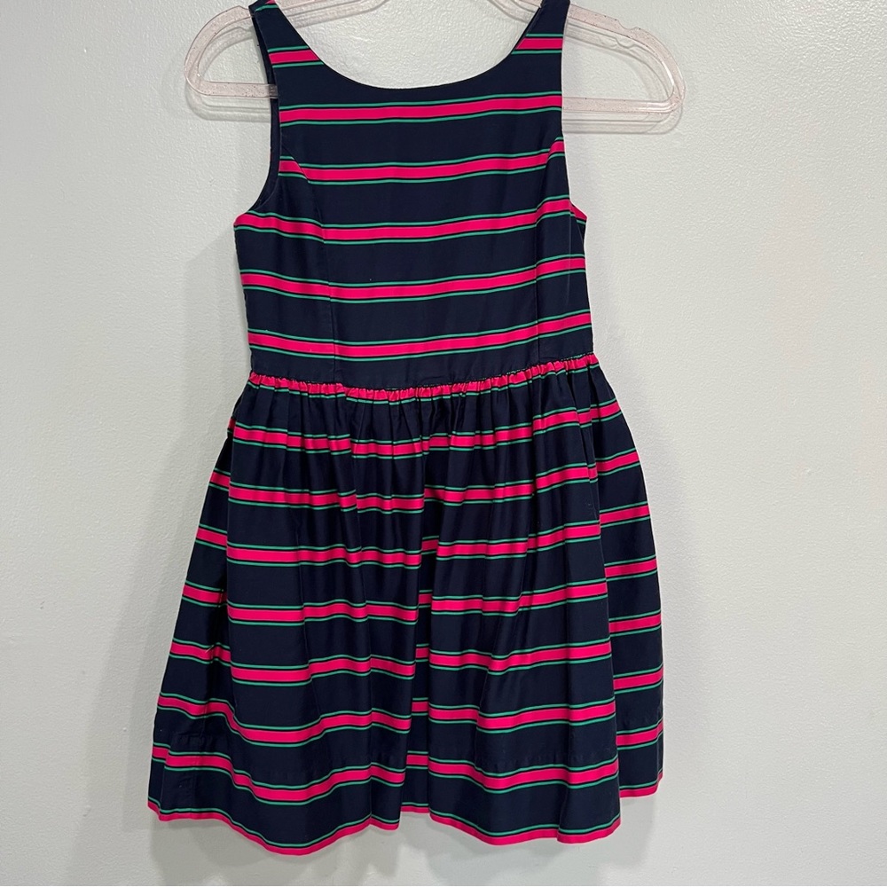Ralph Louren girl striped‎ dress size 12